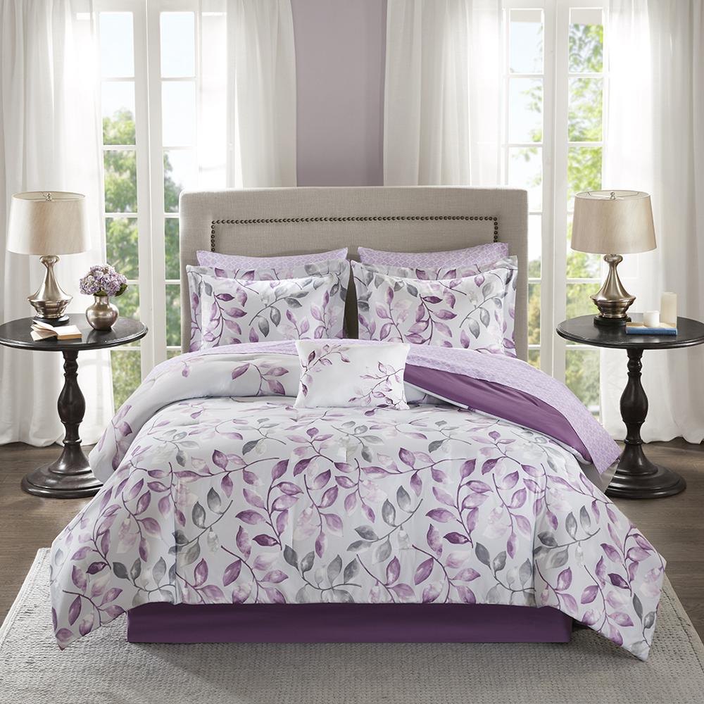 Printed 9 Piece Comforter Set,MPE10-380