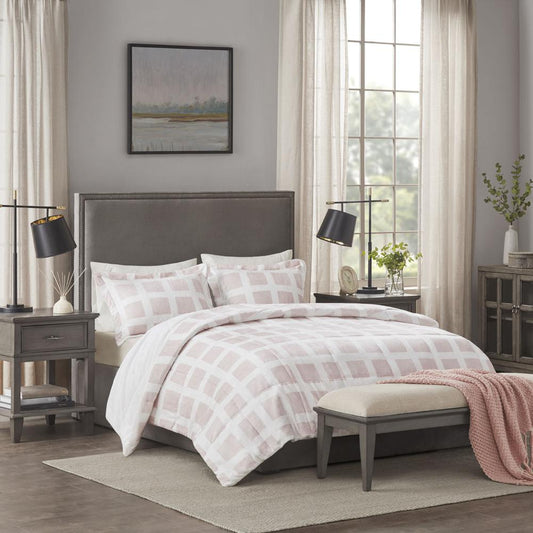 Plush Comforter Set Blush 851