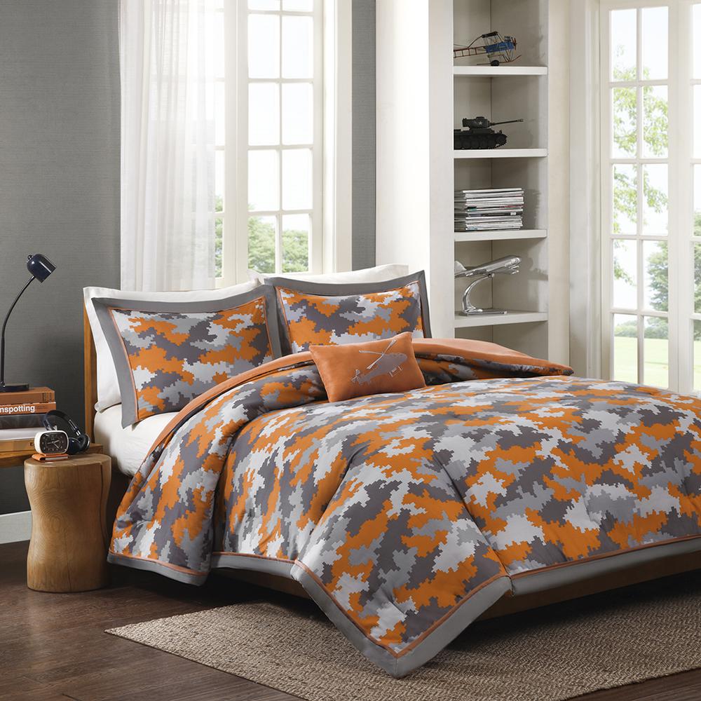 100% Polyester Microfiber Printed Comforter Set,MZ10-296