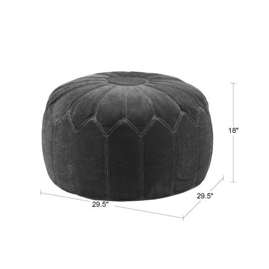 Kelsey Round Pouf Ottoman,MP101-0214