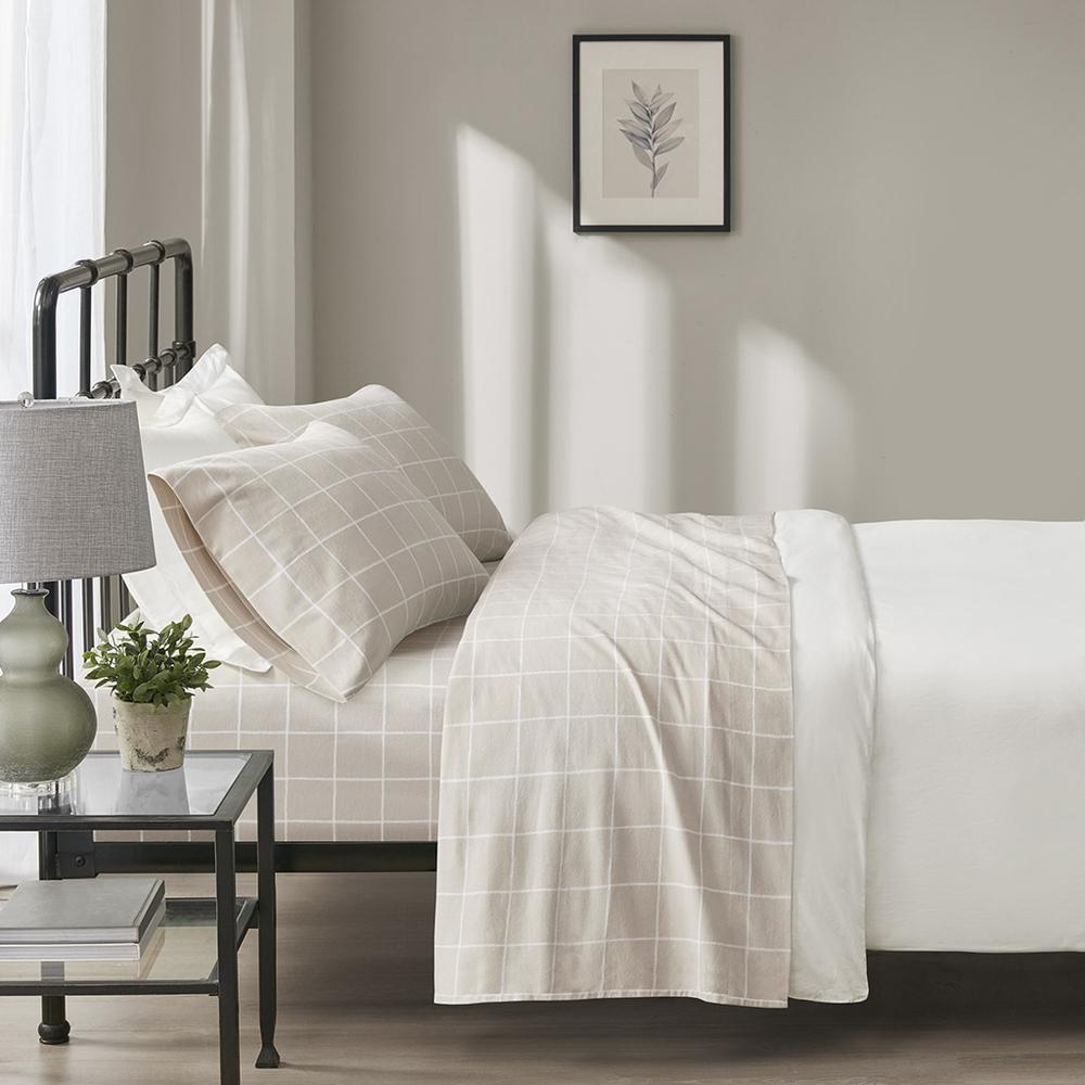 100% Cotton Flannel Oversized Sheet Set, BR20-1856