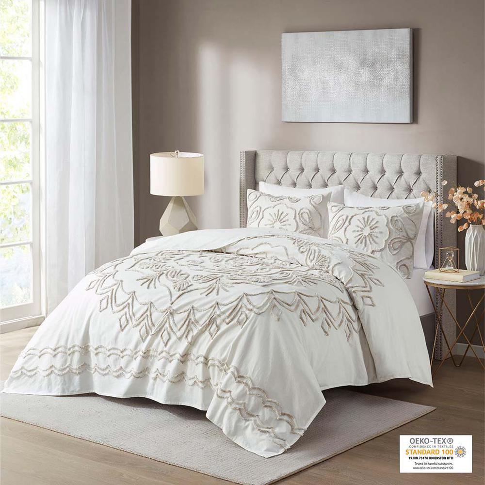 100% Cotton Tufted Coverlet Set, MP13-7144