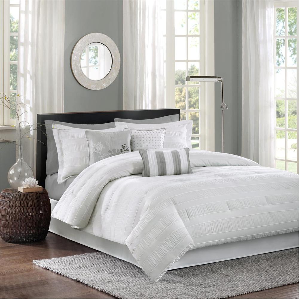 100% Polyester Jacquard 7pcs Comforter Set,MP10-1029