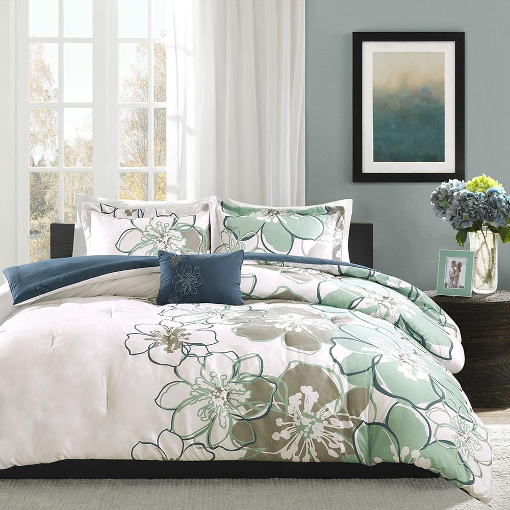 100% Polyester Microfiber Printed Comforter Set,MZ10-513