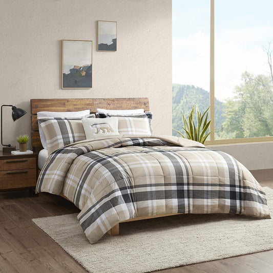 Hawkridge Down Alternative Comforter Set with Throw Pillow