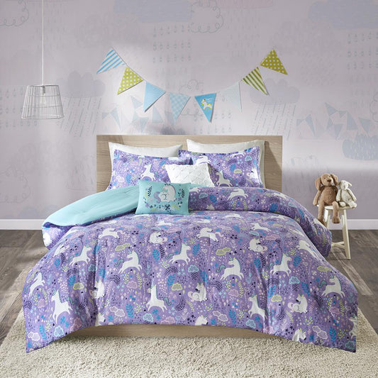 100% Cotton Printed Comforter Set,UHK10-0048