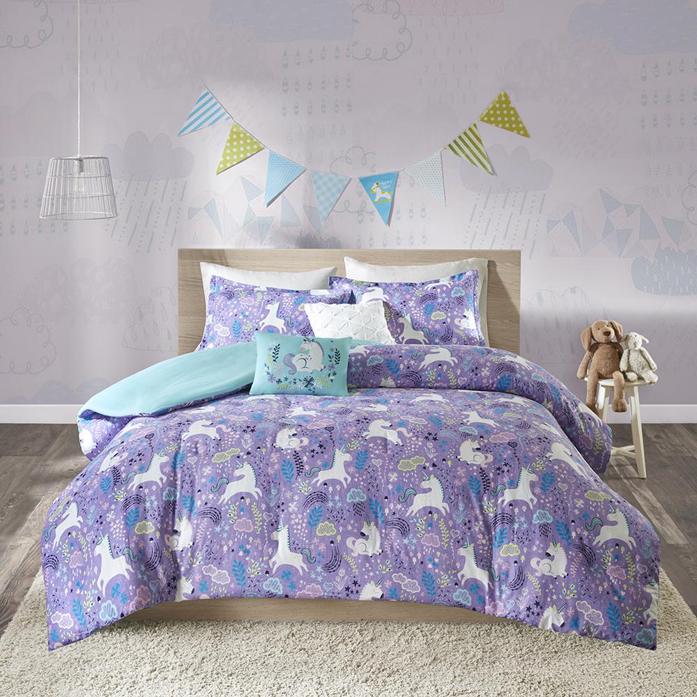 100% Cotton Printed 5pcs Duvet Cover Set,UHK12-0051