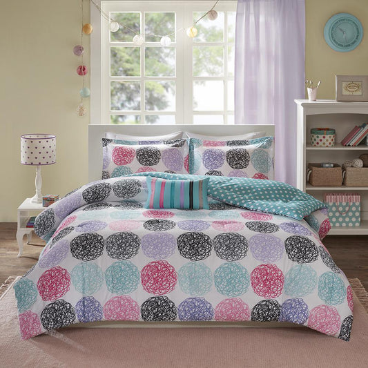 100% Polyester Microfiber Printed Comforter Set,MZ10-229