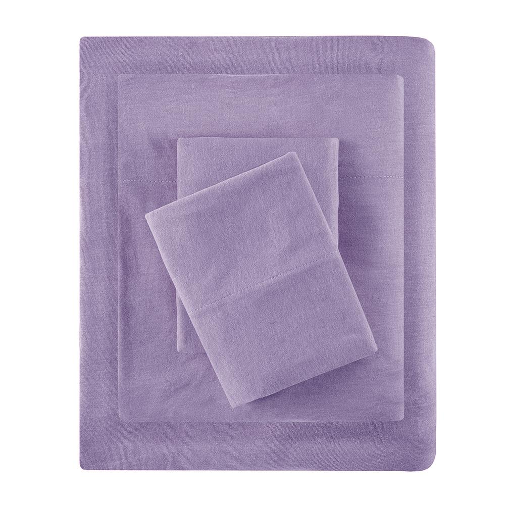 50% Cotton 50% Polyester Jersey Knit Sheet Set,ID20-703