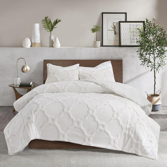 100% Cotton Tufted Chenille Comforter Set,MP10-5987