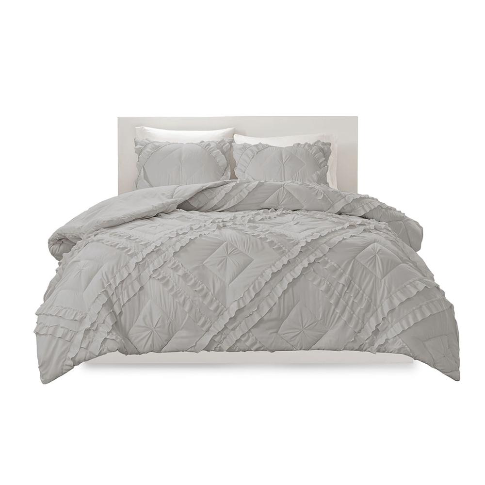 100% Polyester Coverlet Set With Ruffles,ID13-1642