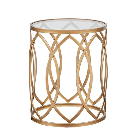 Arlo Metal Eyelet Accent Table,MP120-0221