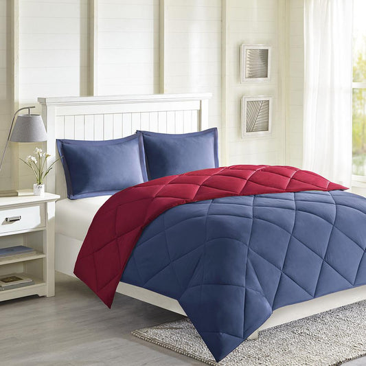 100% Microfiber Solid Comforter Mini Set w/ 3M,MPE10-612