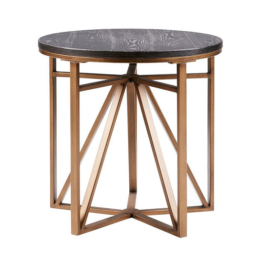 Madison End Table - Antique Bronze