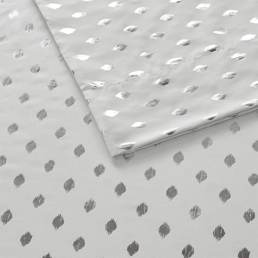 100% Polyester Microfiber Solid Printed Sheet Set w/ Foiled,ID20-1742