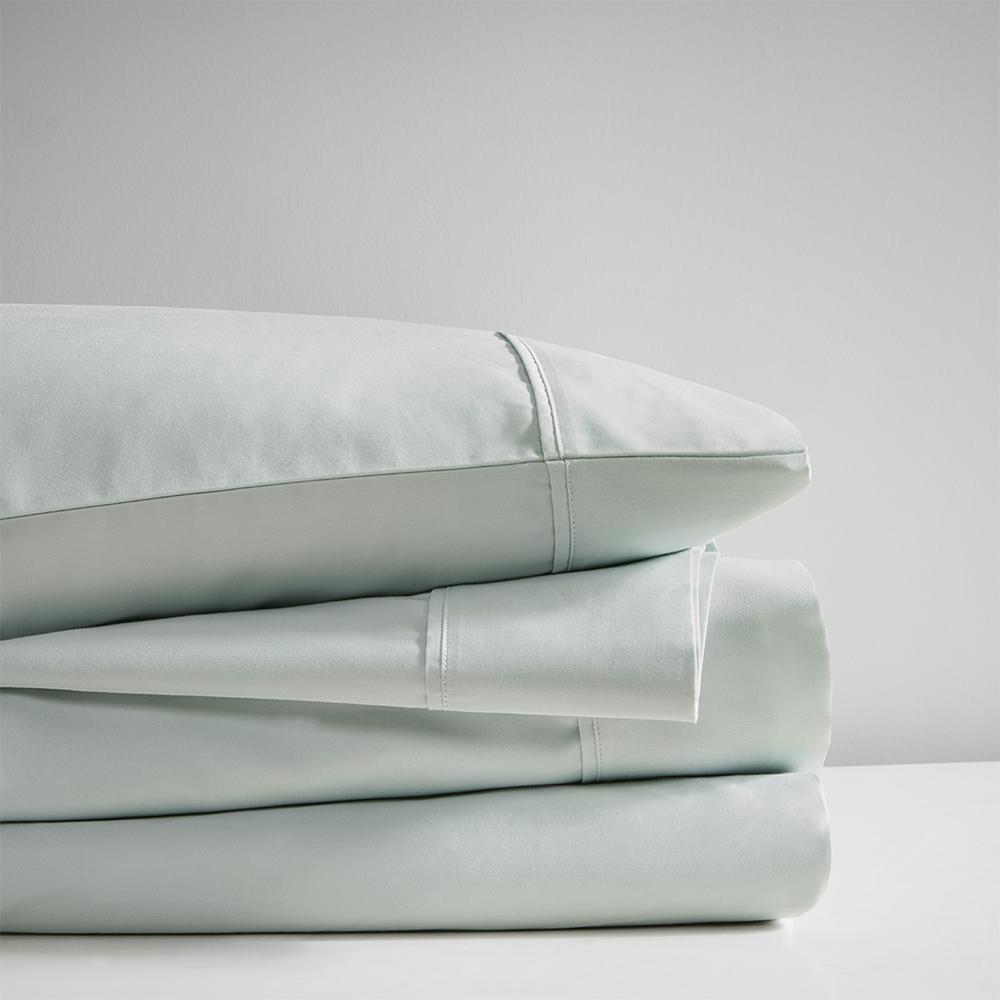 60% Cotton x 40% Polester Sateen Cooling Sheet Sets w/ Huntsman Cooling chemical,BR20-1000