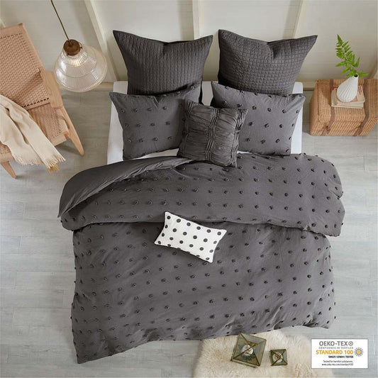 100% Cotton 7pcs Jaquard Duvet Cover Set,UH12-2259