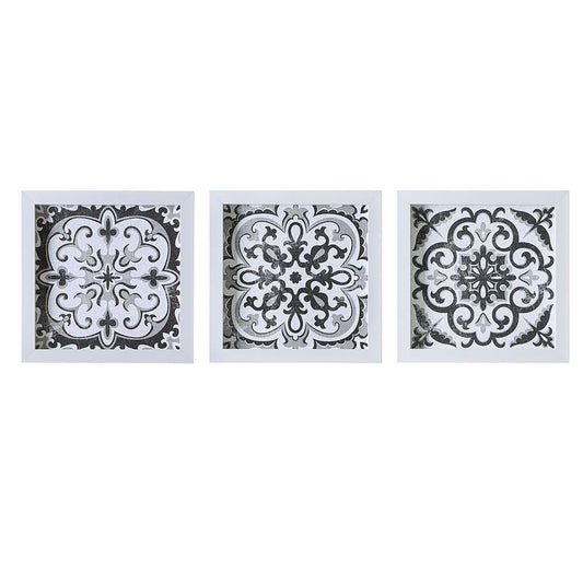 12X12" 3pc Set HEARTSTRING Deco Box - Destressed Tile