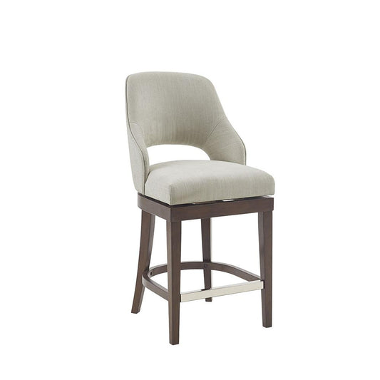 Jillian Counter Stool with Swivel Seat, Cream