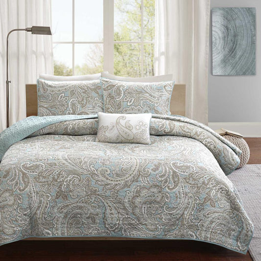 100% Cotton Printed Coverlet Set,MPP13-049