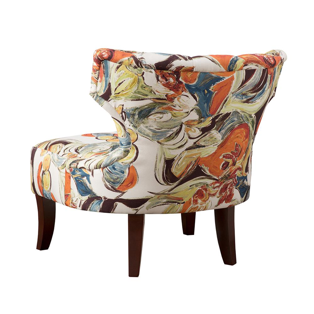 Erika Hourglass Tufted Armless Chair