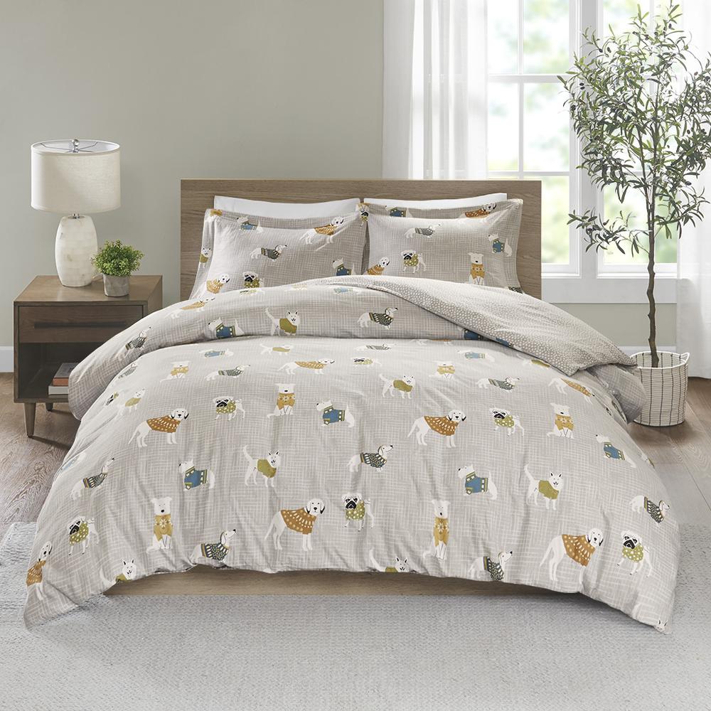 100% Cotton Printed Duvet Set,TN12-0392