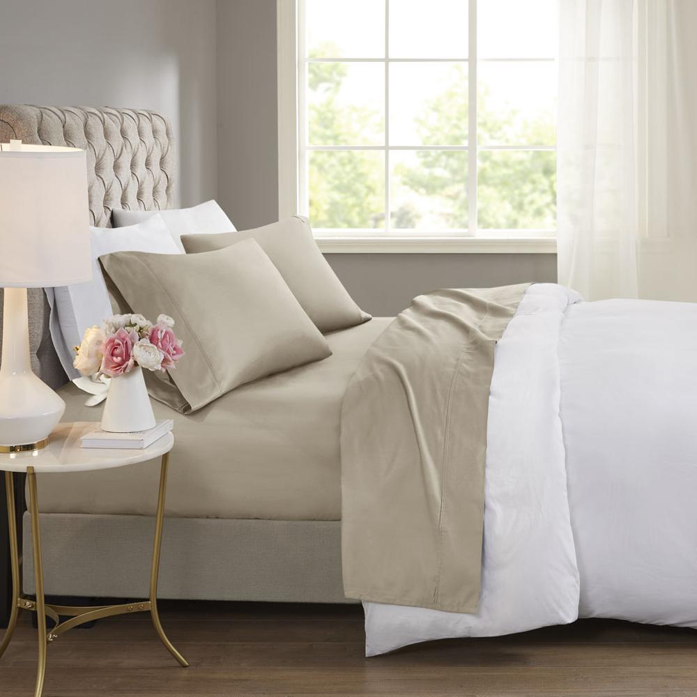 60% Cotton 40% Polyester Sateen Cooling Sheet Sets w/ Huntsman Cooling Chemical, BR20-1913