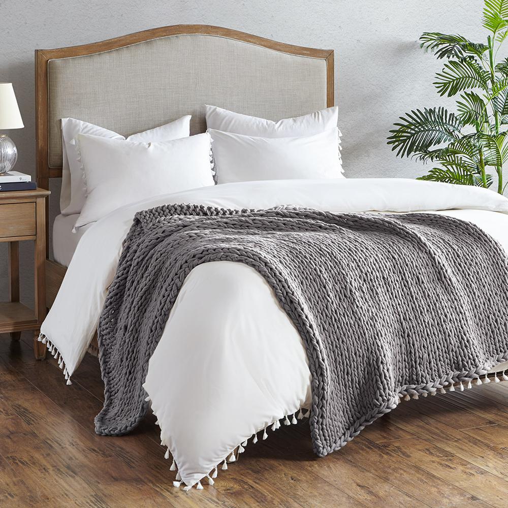 100% Acrylic Chunky Twice Knit Throw, MP50-7315