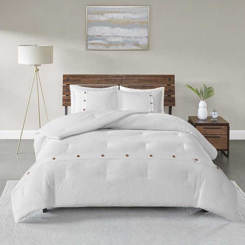 100% Cotton Waffle Weave Comforter Set,MP10-5624