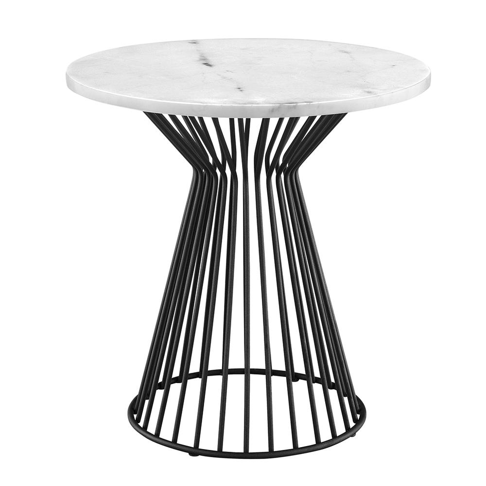 End Table Black/White 721