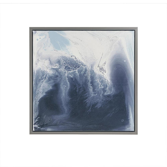 Blue Lagoon 2PC SET_Heavy rolled gel coat with a silver frame, Add 3mm MDF board