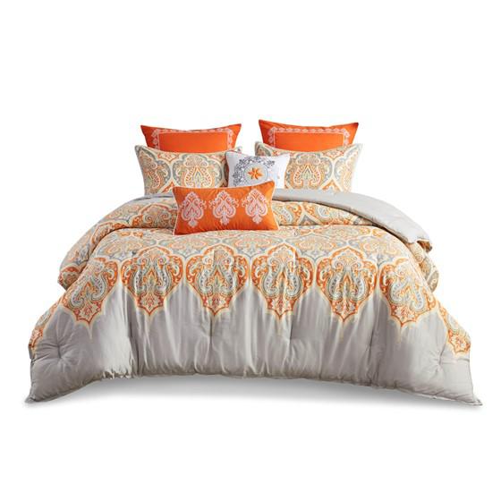 100% Cotton Sateen Printed Comforter 5pcs Set,MP10-1693