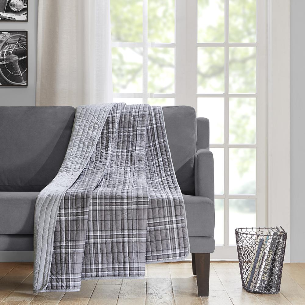 100% Polyester Printed Microfiber Oversized Quilted Throw