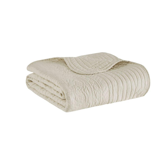 Microfiber Oversized Quilted Throw with Scalloped Edges,MP50-1215