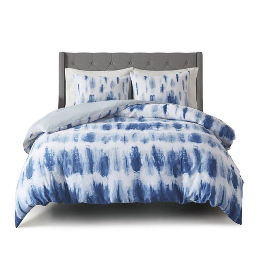 100% Cotton Printed Comforter Set, Blue