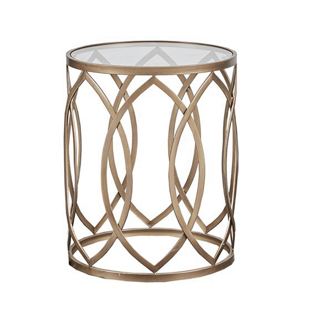 Arlo Metal Eyelet Accent Table,MP125-0989