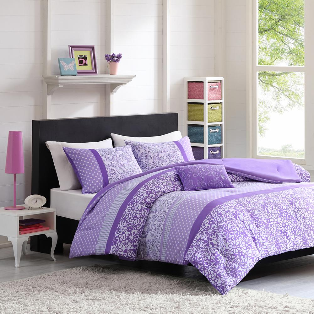 100% Polyester Microfiber Printed Comforter Set,MZ10-224