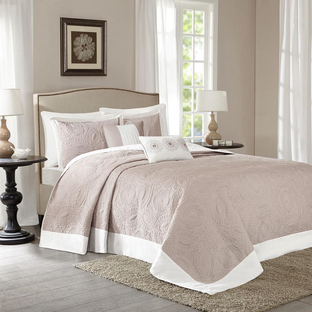 100% Polyester Microfiber 5 Piece Bedspread Set,MP13-2630