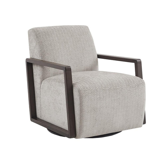 Reed Swivel Chair, Cream