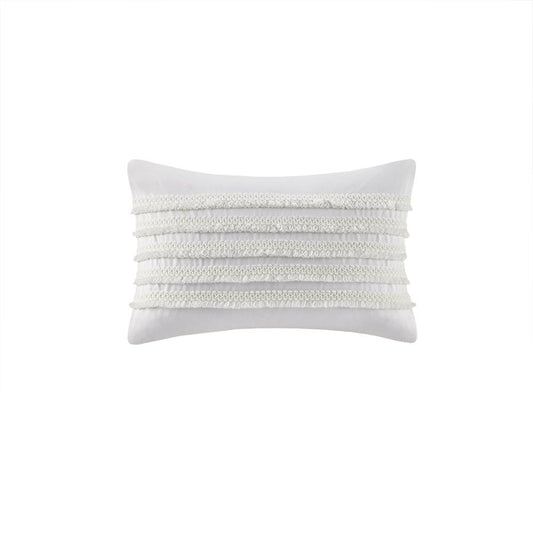 Cotton Oblong Pillow Ivory 782