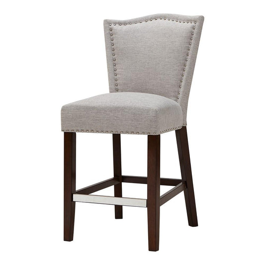 Madison Park Nate Counter Stool, Gray