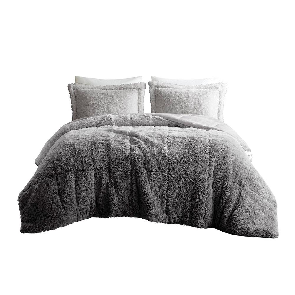 100% Polyester Shaggy Long Fur Comforter Mini Set ID10-2146