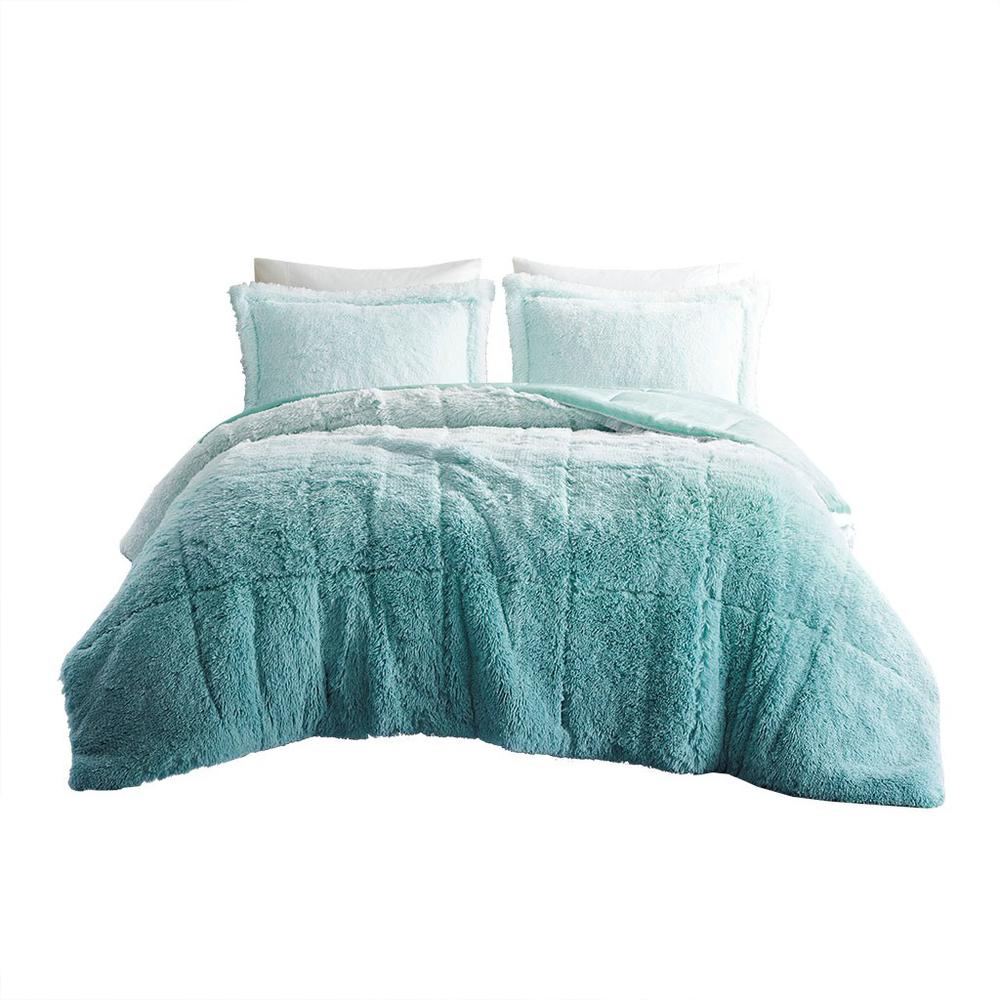 100% Polyester Shaggy Long Fur Comforter Mini Set ID10-2149