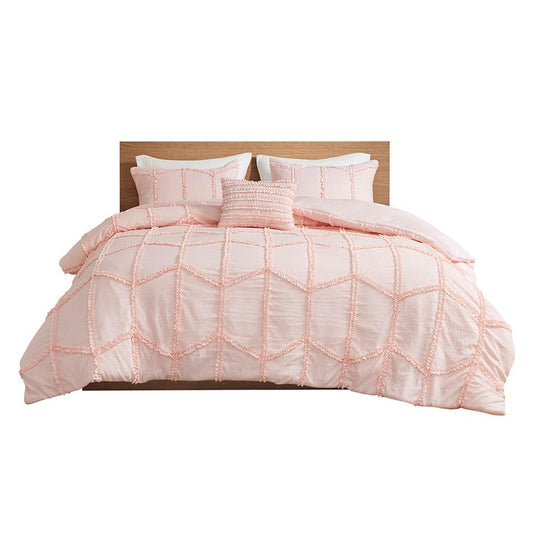 100% Polyester Washed Duvet Cover Set