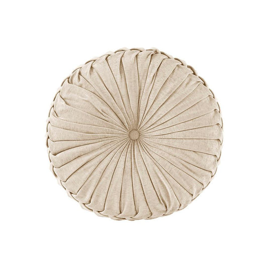 100% Polyester Chenille Round Floor Pillow Cushion, ID31-2032