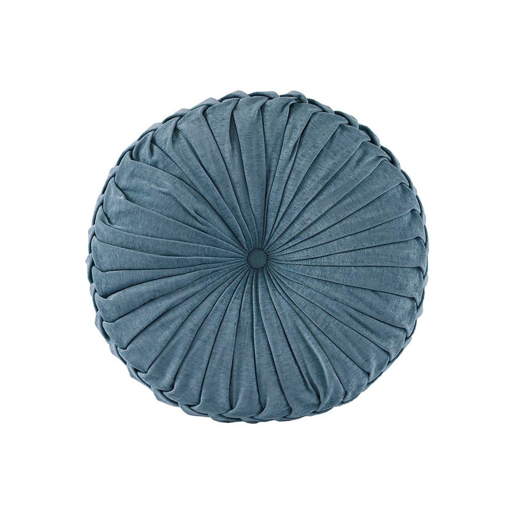 100% Polyester Chenille Round Floor Pillow Cushion, ID31-2034