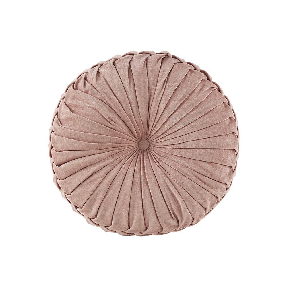 100% Polyester Chenille Round Floor Pillow Cushion, ID31-2035