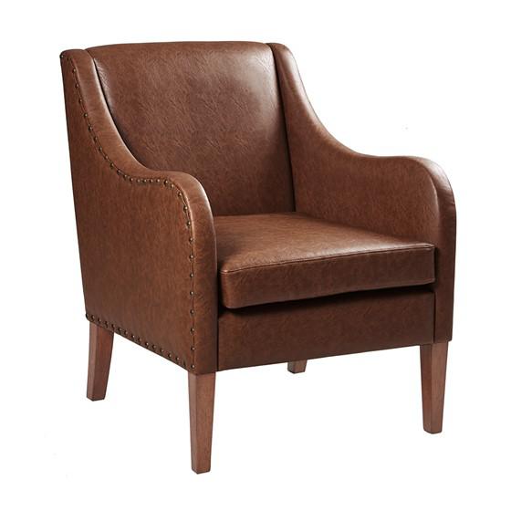 Ferguson Accent Chair Brown 28"W x 31.5"D x 33.75"H