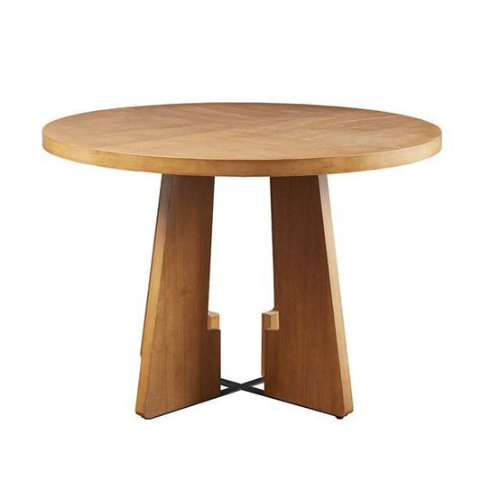 Kennedy Dining Table Pecan Ø44" x 30"H