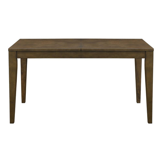 Rectangle Extension Dining Table, 75x36, Pecan